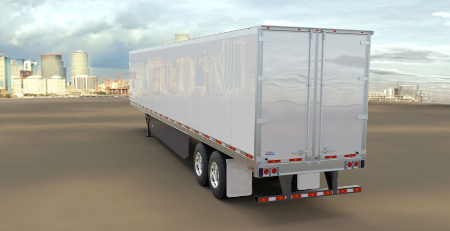 Dry Van Freight Shipping Logistics Truck