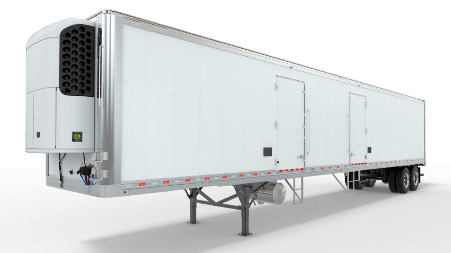 Refrigerated Freight Shipping Trailer